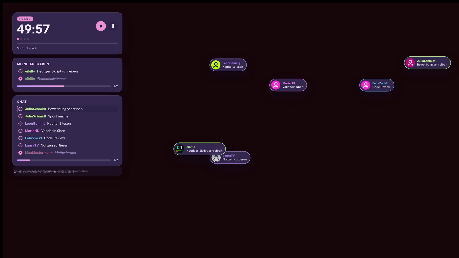 Fokus-Raum Screenshot 2