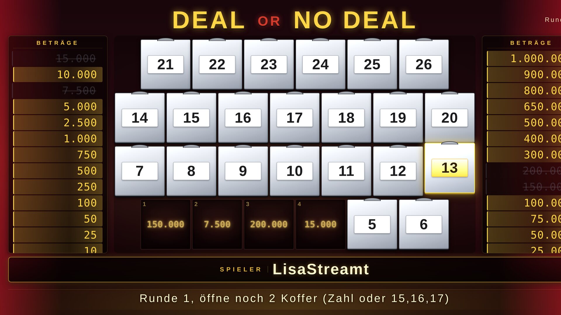 Deal or No Deal Screenshot 2